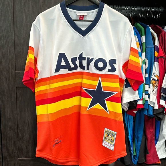 Jeff Bagwell Houston Astros Mitchell & Ness 2004 MLB Authentic Jersey - Picture 1 of 5